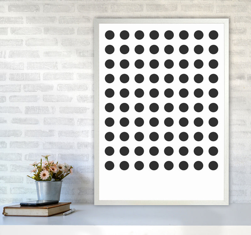 Minimal Geometric Series - 9 Art Print by Jason Stanley A1 Oak Frame