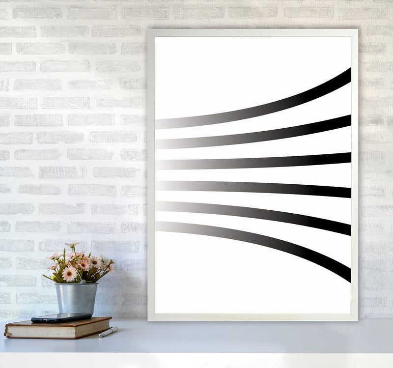 Minimal Geometric Series - 1 Art Print by Jason Stanley A1 Oak Frame