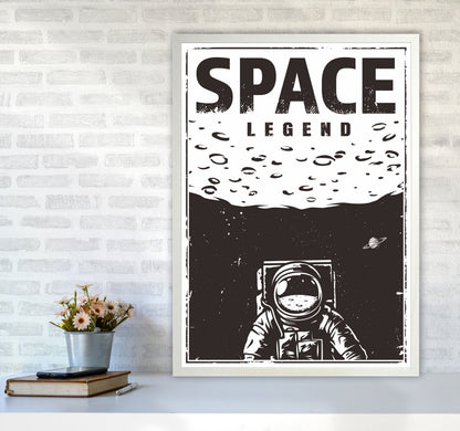 Outer Space Series - #19 Art Print by Jason Stanley A1 Oak Frame
