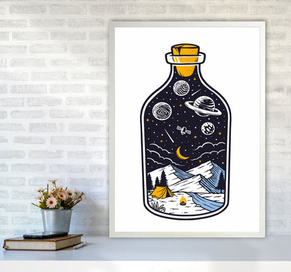 The Universe In A Bottle Art Print by Jason Stanley A1 Oak Frame