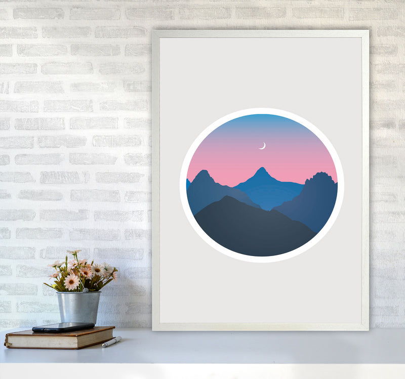 Moody Moonrise Kingdom Art Print by Jason Stanley A1 Oak Frame