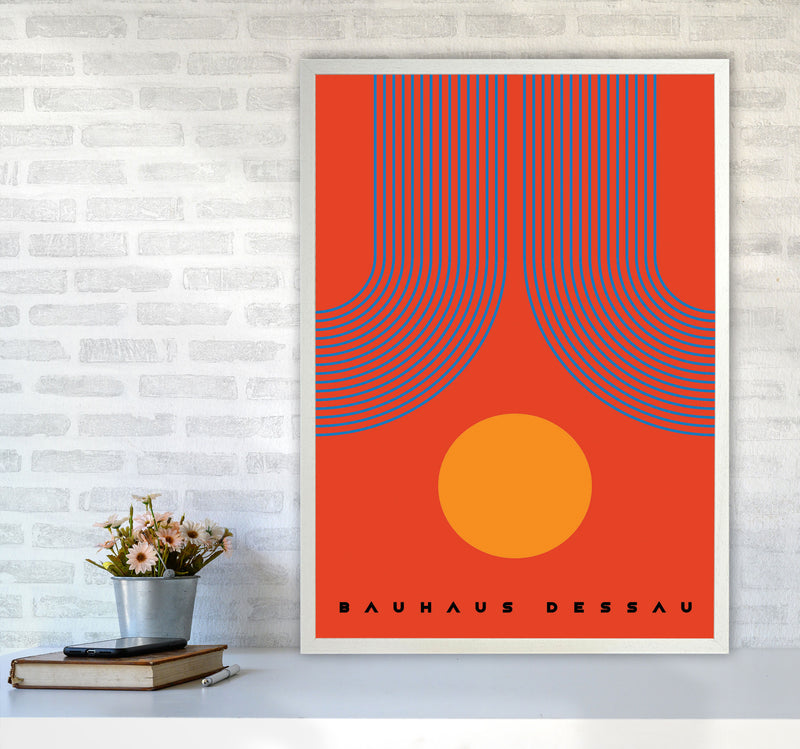 Bauhaus Design IIIII Art Print by Jason Stanley A1 Oak Frame
