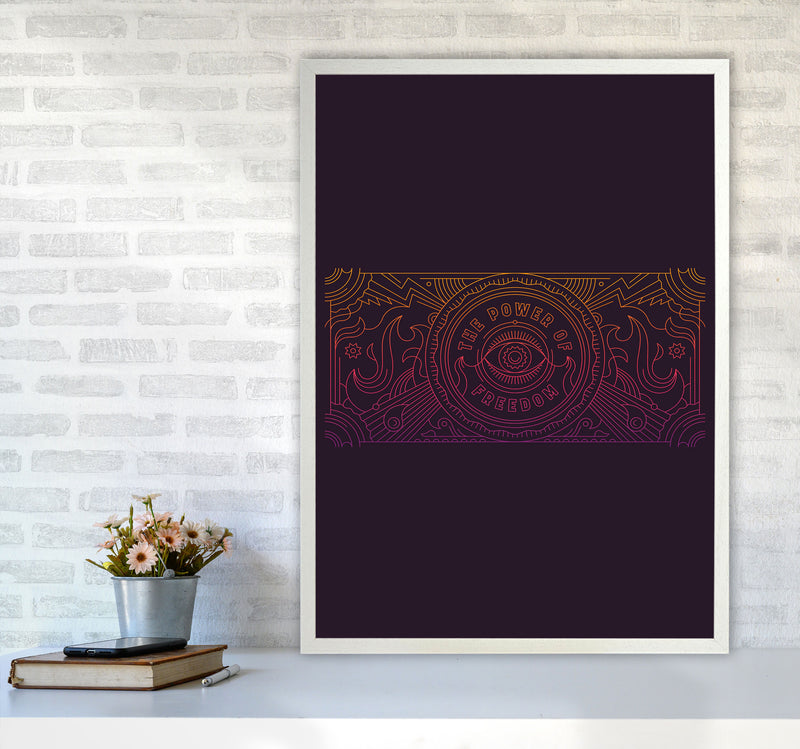 The Power Of Freedom Art Print by Jason Stanley A1 Oak Frame