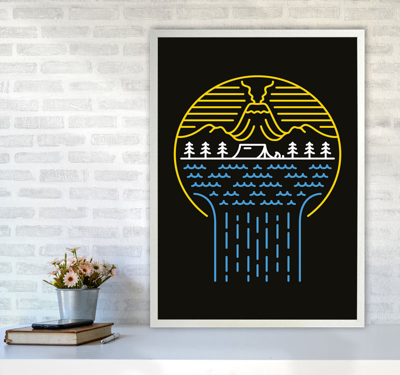 Minimal Nature Vibes Art Print by Jason Stanley A1 Oak Frame