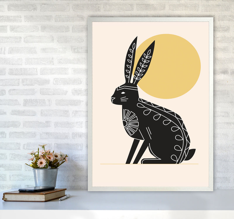 Don'T Get A Sunburn Art Print by Jason Stanley A1 Oak Frame