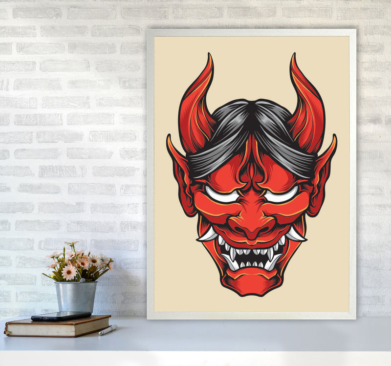 Japanese Folklore Art Print by Jason Stanley A1 Oak Frame