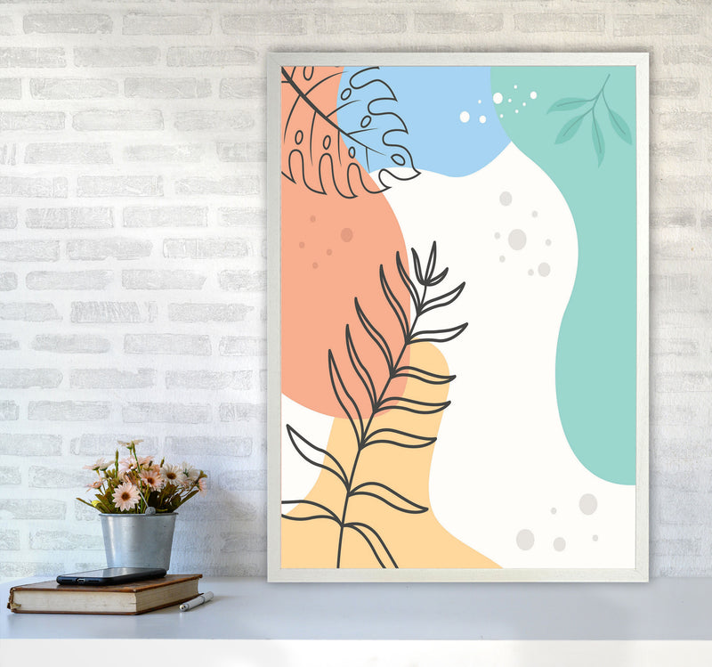 Abstract Leaves II Art Print by Jason Stanley A1 Oak Frame