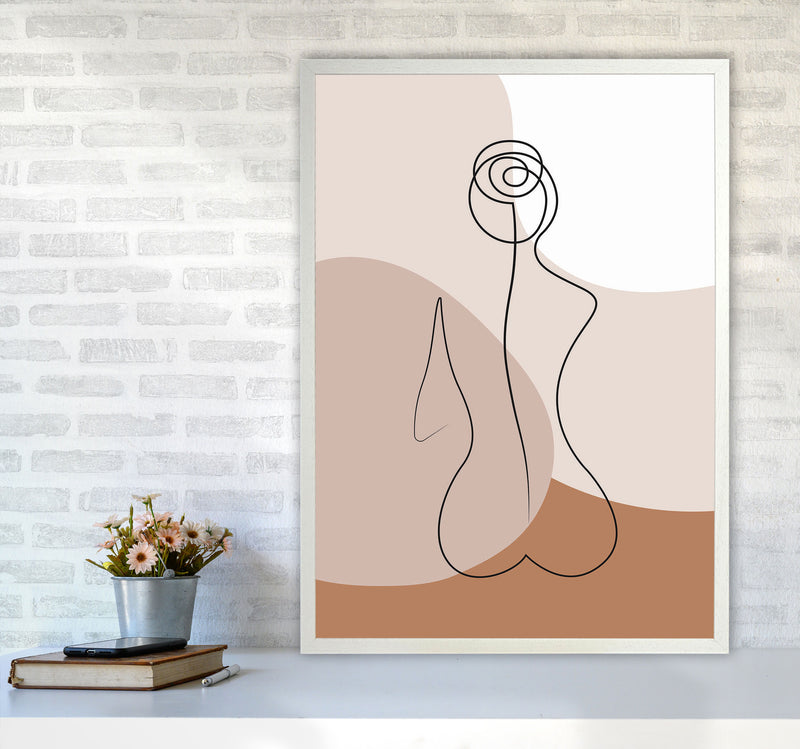 Female Figure III Art Print by Jason Stanley A1 Oak Frame