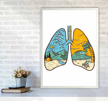 Breathe It All In Art Print by Jason Stanley A1 Oak Frame