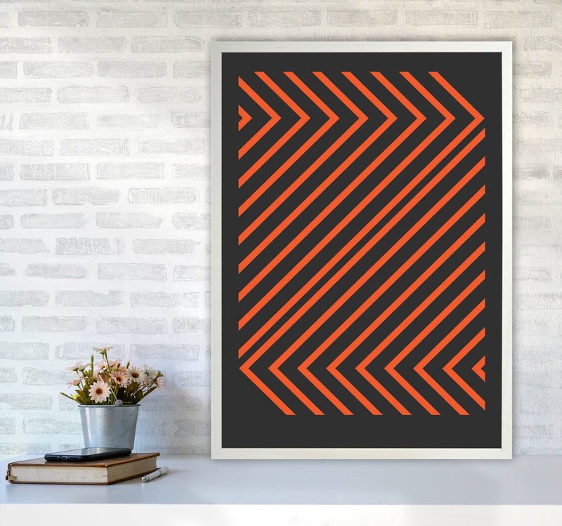 Pattern Series -1 Art Print by Jason Stanley A1 Oak Frame