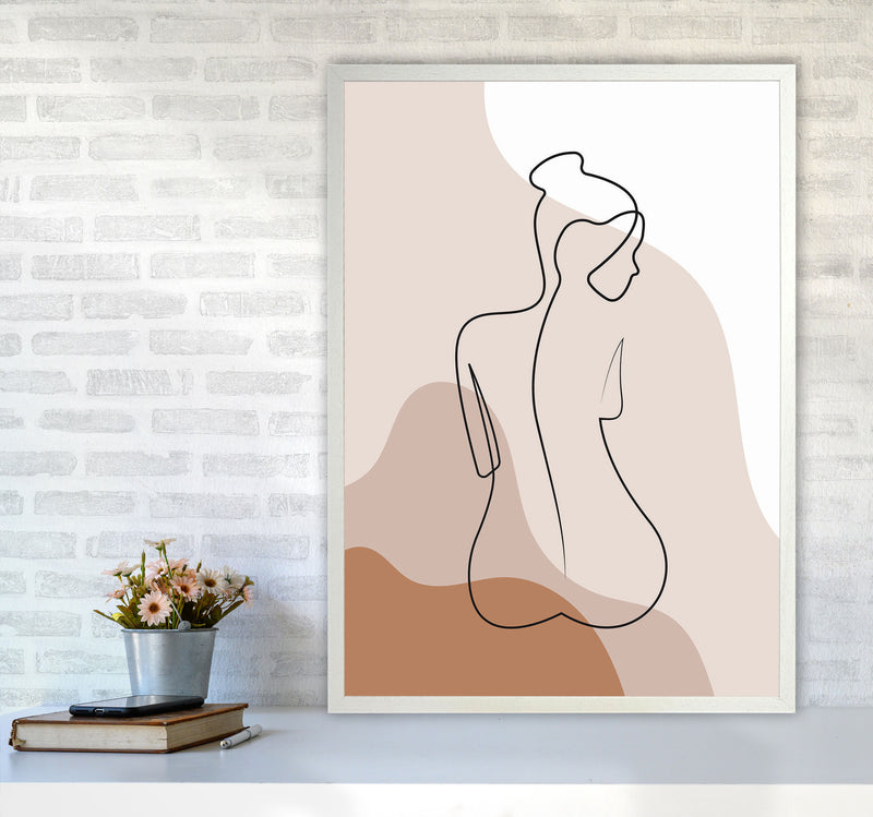 Female Figure II Art Print by Jason Stanley A1 Oak Frame