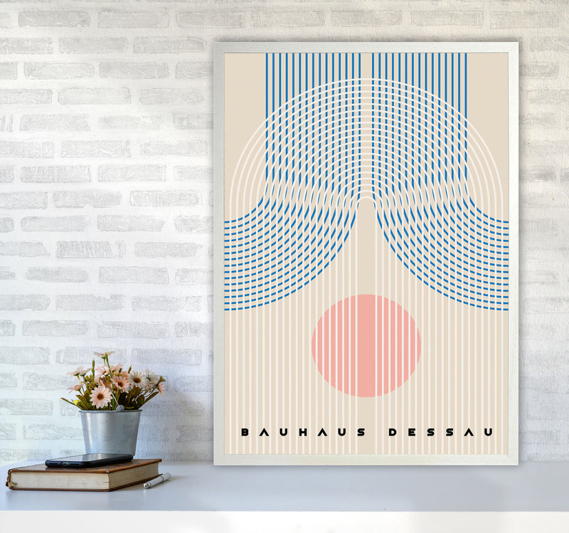 Bauhaus Design II Art Print by Jason Stanley A1 Oak Frame
