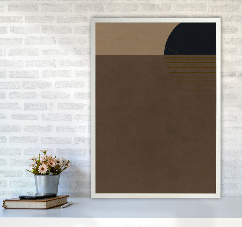 Minimal Vibes 1 Art Print by Jason Stanley A1 Oak Frame