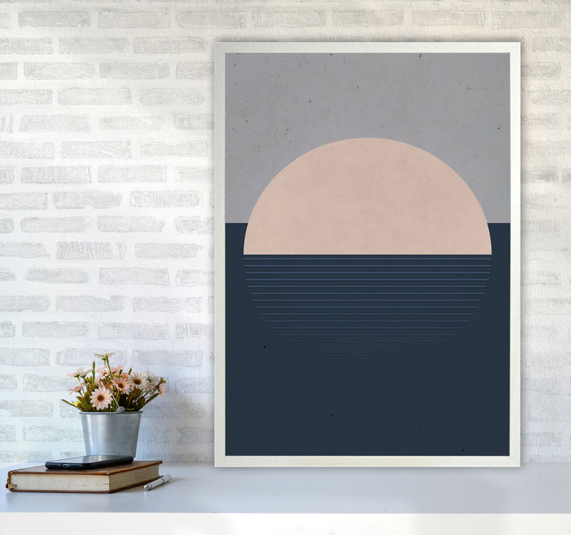Minimal Vibes 2 Art Print by Jason Stanley A1 Oak Frame