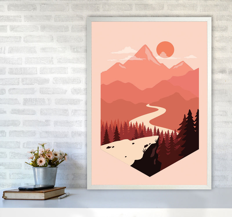 Get Out There 2 Art Print by Jason Stanley A1 Oak Frame