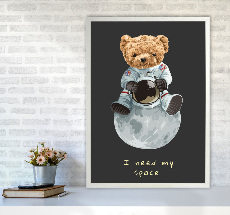 I Need My Space Art Print by Jason Stanley A1 Oak Frame