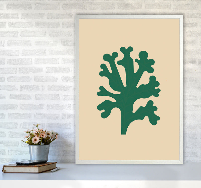 Cutout Seaweed Art Print by Jason Stanley A1 Oak Frame