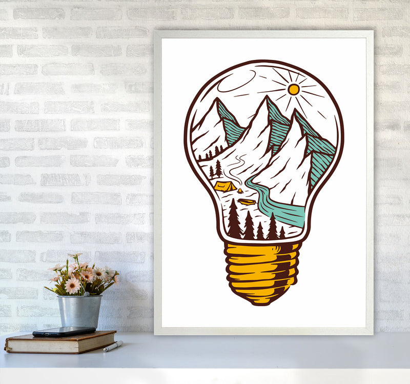 I Have An Idea Art Print by Jason Stanley A1 Oak Frame