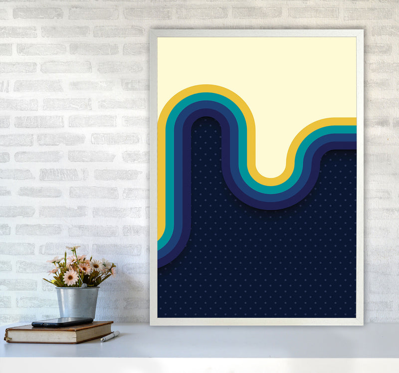 Melty Vibes II Art Print by Jason Stanley A1 Oak Frame