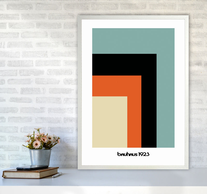 Bauhaus 1923 Art Print by Jason Stanley A1 Oak Frame
