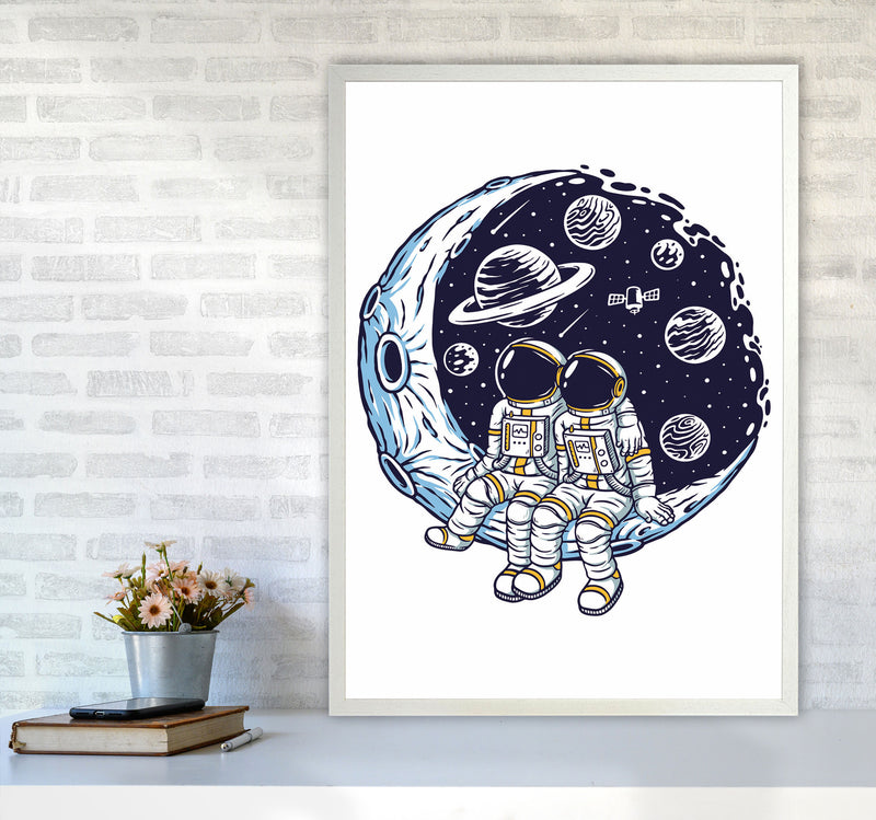 Best Friends Art Print by Jason Stanley A1 Oak Frame