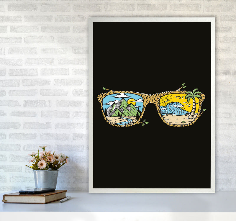 Sunny Daze Art Print by Jason Stanley A1 Oak Frame