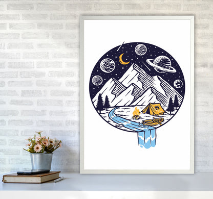 This Is Life Art Print by Jason Stanley A1 Oak Frame