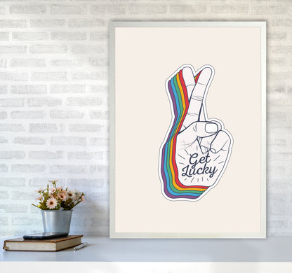 Get Lucky!! Art Print by Jason Stanley A1 Oak Frame