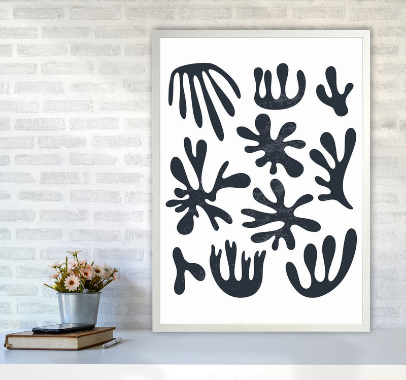 Minimal Abstract Algae I Art Print by Jason Stanley A1 Oak Frame