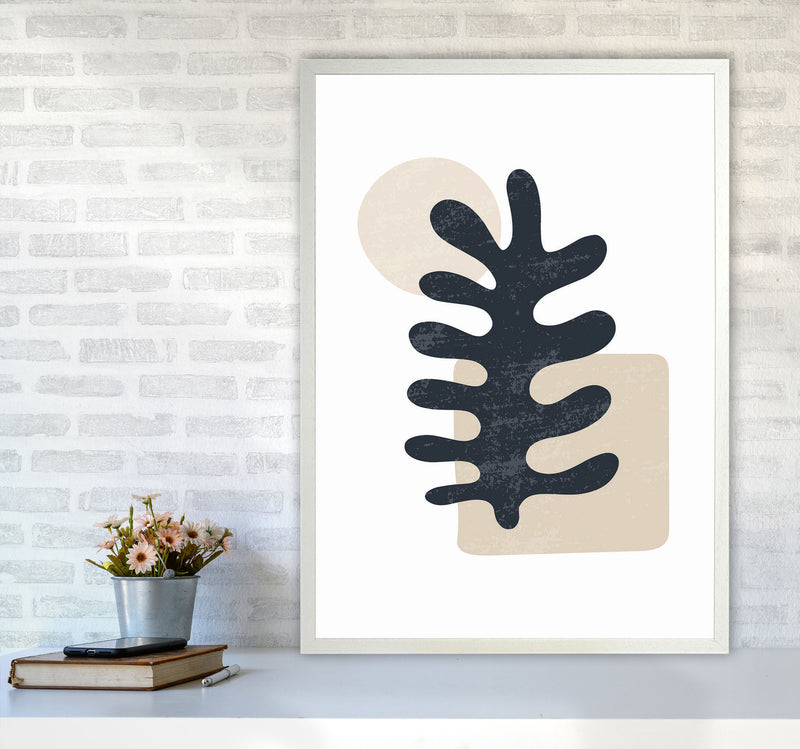 Minimal Abstract Algae III Art Print by Jason Stanley A1 Oak Frame