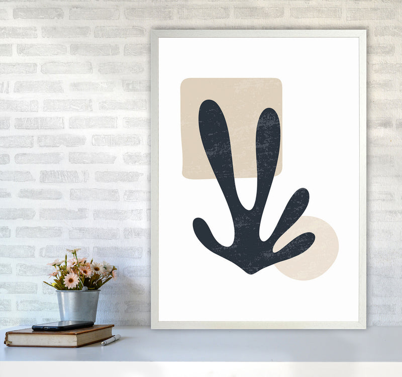Minimal Abstract Algae II Art Print by Jason Stanley A1 Oak Frame