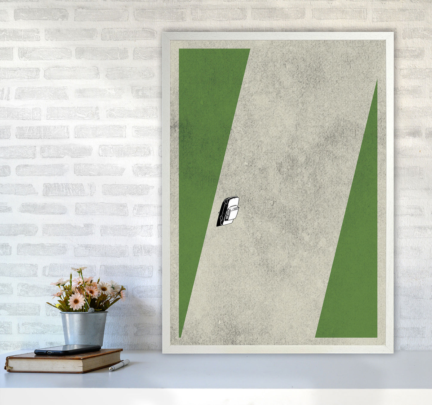 Car Series 2 Art Print by Jason Stanley A1 Oak Frame