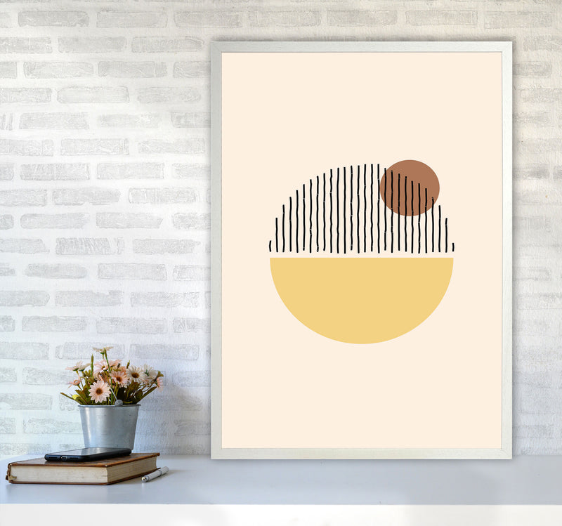 Geometric Abstract Shapes I Art Print by Jason Stanley A1 Oak Frame