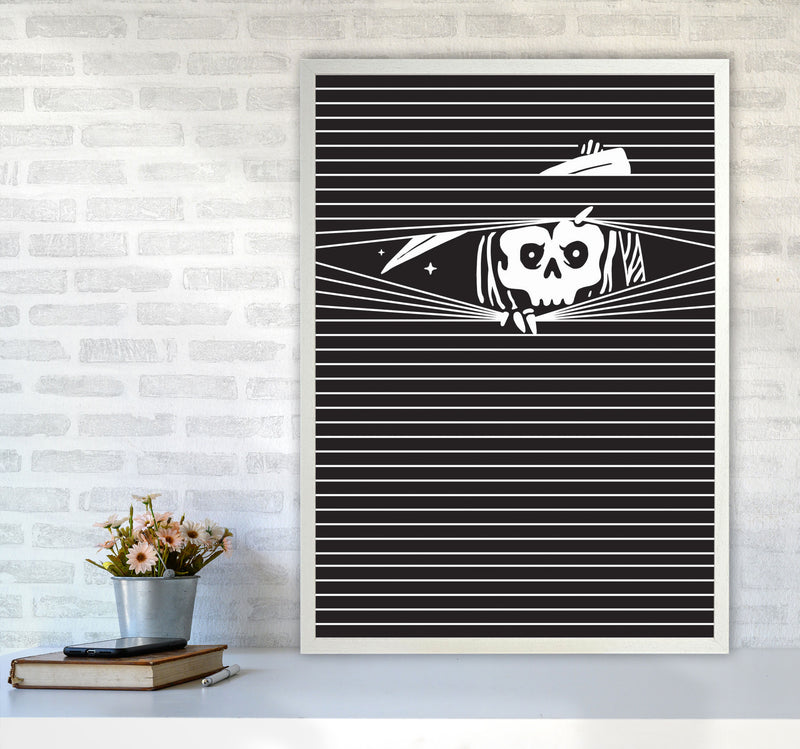 The Grim Reaper Art Print by Jason Stanley A1 Oak Frame