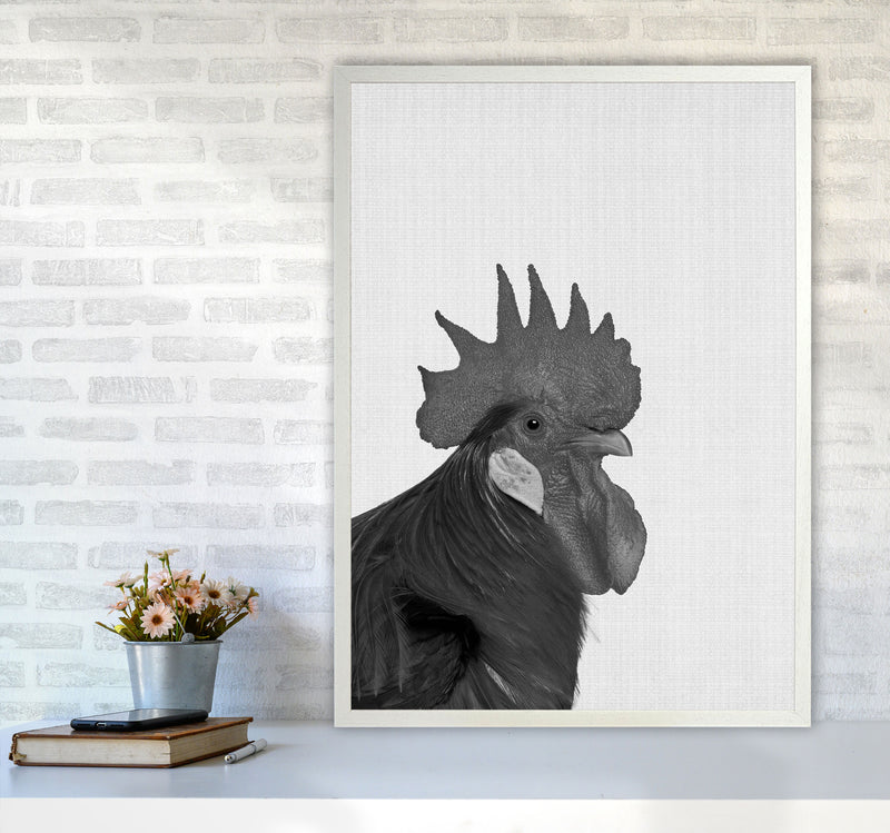 Cock A Doodle Doo Art Print by Jason Stanley A1 Oak Frame