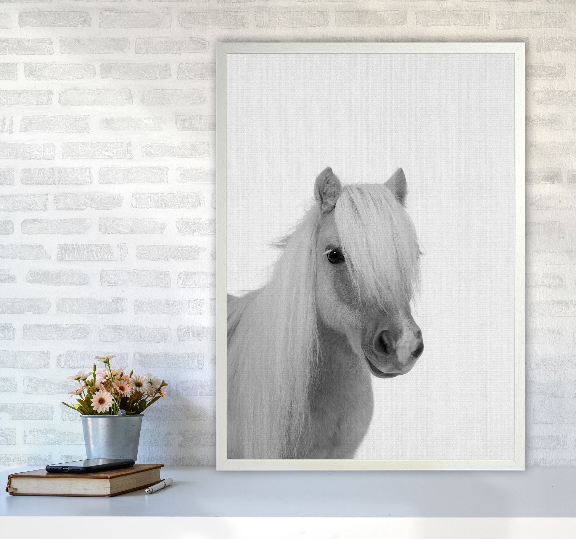 Stay Gold Pony Boy Art Print by Jason Stanley A1 Oak Frame