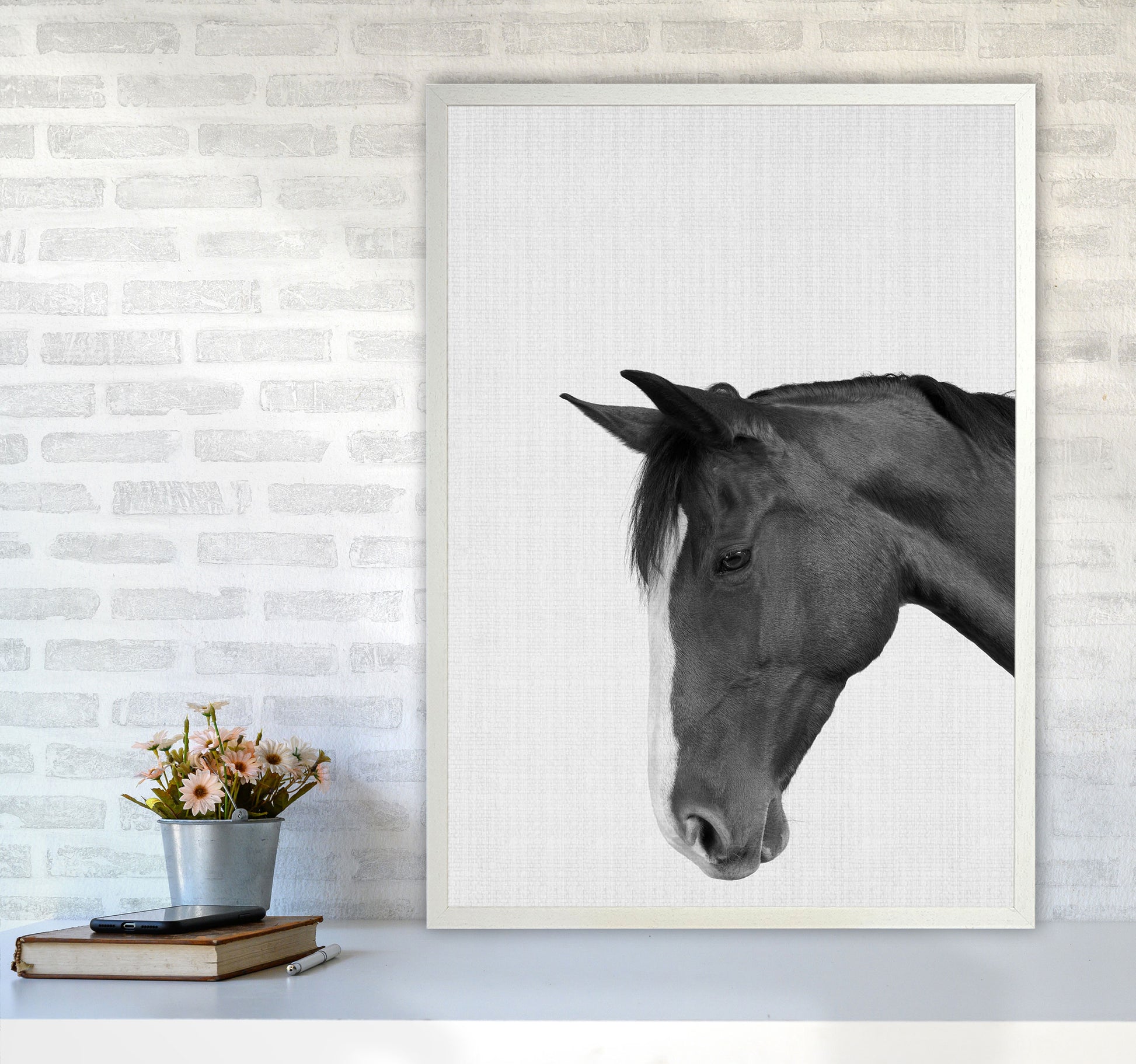 Man's Best Friend Art Print by Jason Stanley A1 Oak Frame