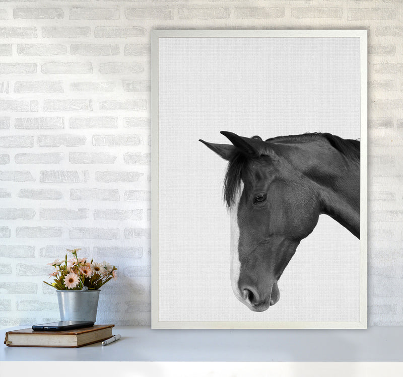 Man's Best Friend Art Print by Jason Stanley A1 Oak Frame