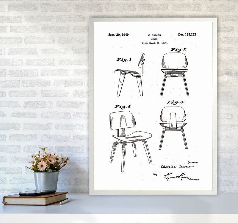 Chari Patent Art Print by Jason Stanley A1 Oak Frame