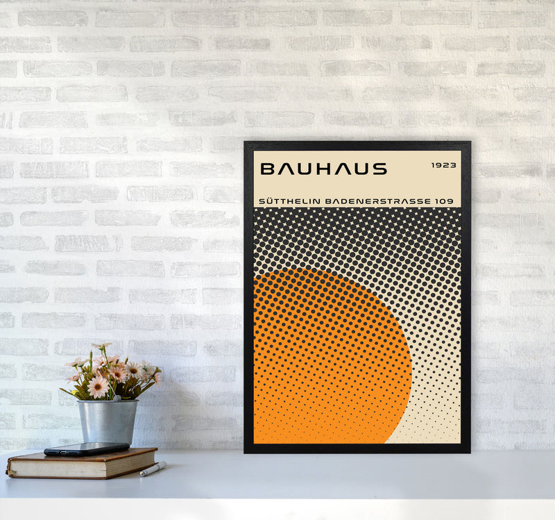 Bauhaus Geometric Yellow Vibe II Art Print by Jason Stanley A2 White Frame