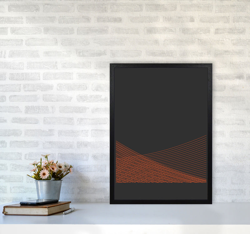 Minimal Geometric Series - 11 Art Print by Jason Stanley A2 White Frame
