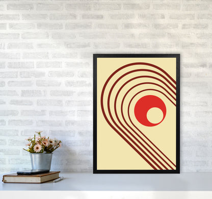 Minimal Geometric Series - 37 Art Print by Jason Stanley A2 White Frame