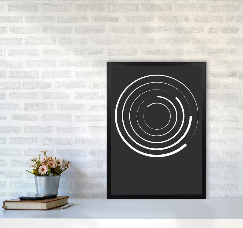 Minimal Geometric Series - 28 Art Print by Jason Stanley A2 White Frame