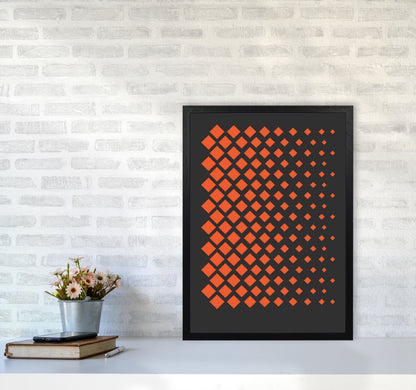 Minimal Geometric Series - 33 Art Print by Jason Stanley A2 White Frame
