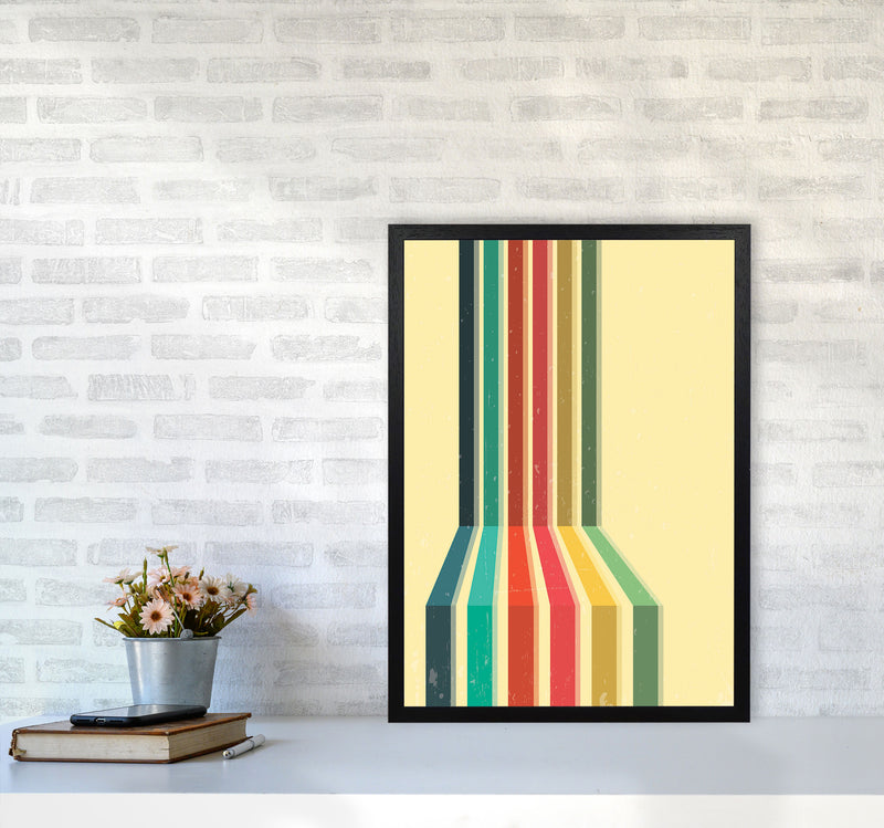 Minimal Geometric Series - 50 Art Print by Jason Stanley A2 White Frame
