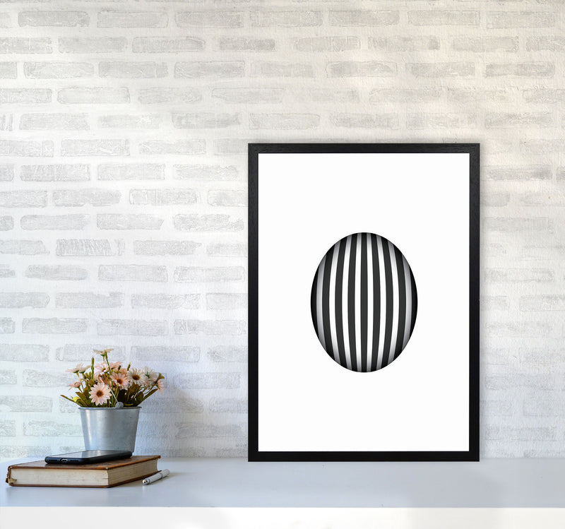 Minimal Geometric Series - 47 Art Print by Jason Stanley A2 White Frame