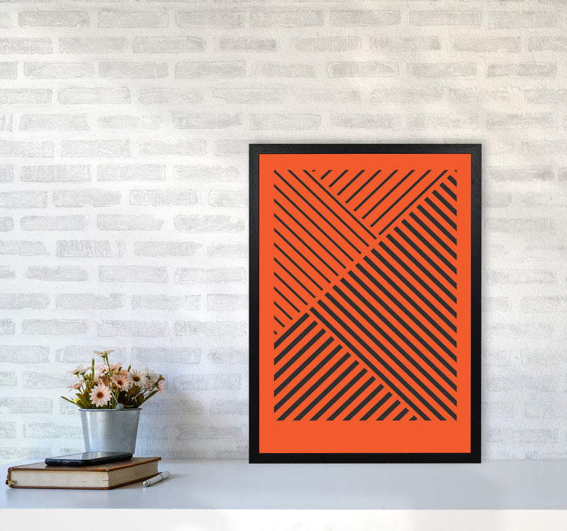 Minimal Geometric Series - 23 Art Print by Jason Stanley A2 White Frame