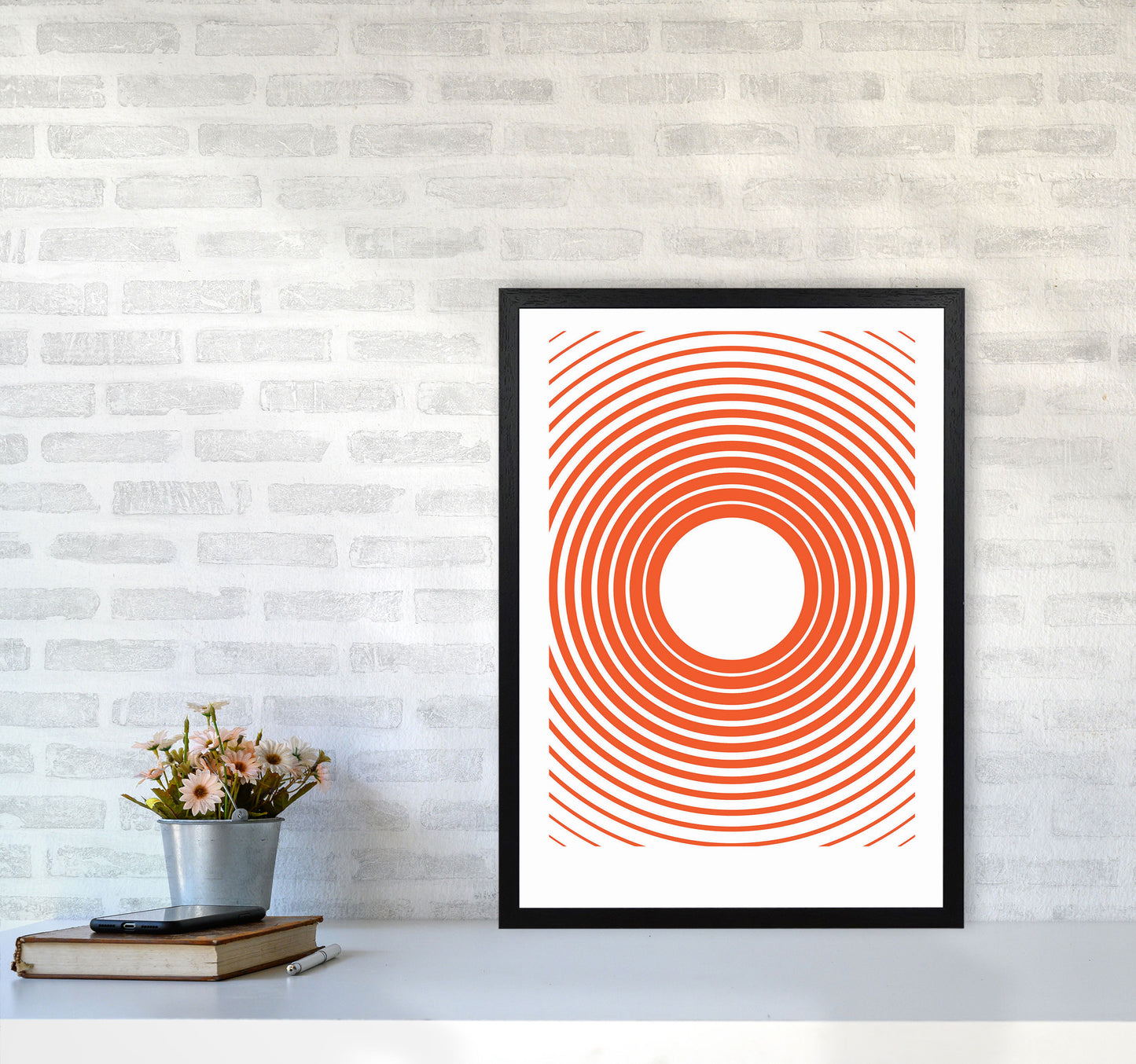 Minimal Geometric Series - 31 Art Print by Jason Stanley A2 White Frame