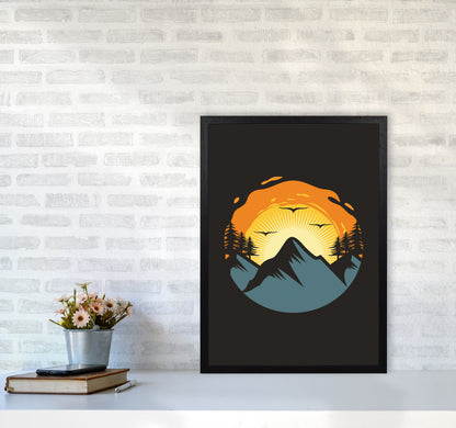 Sensets Are For The Birds Art Print by Jason Stanley A2 White Frame