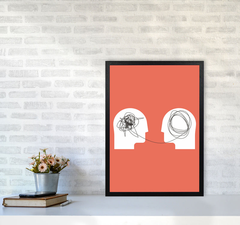 Disorganized To Organized Art Print by Jason Stanley A2 White Frame